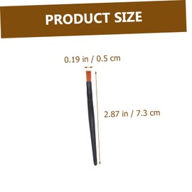 TOVINANNA 100 Pcs Black Aluminum Lip Brush Set Mini Fiber Lip Brush for Lipstick Professional Makeup Tools for Women