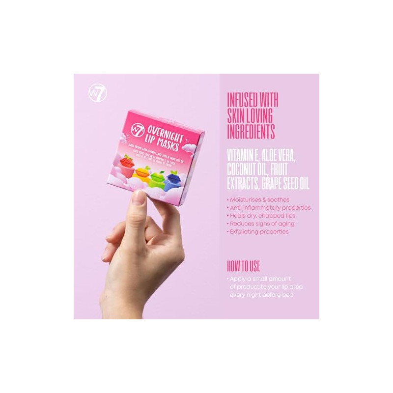 W7 Sweet Dreams Overnight Lip Mask Gift Set