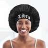 Constellation Print Satin Sleep Bonnet, Soft Comfortable Sleeping Bonnet, Make