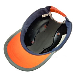 Orange Hi-Vis Bump Cap Baseball Style Safety Hard Hat Head Wear Bright Orange