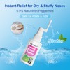 Cleanote Saline Nasal Spray with Peppermint for Adults & Kids