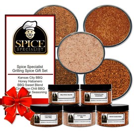 Grilling Spice Kit - KOSHER - Seasoning Spice Gift Sets - 5 Jar Set