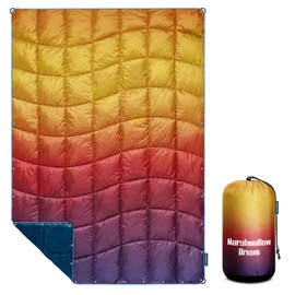 marshmallow dream Camping Blanket, Puffy Blanket Lightweight Windproof Water Resistant for Outdoors,Hiking, Backpacking,Beach,Car,Picnic,Stadium