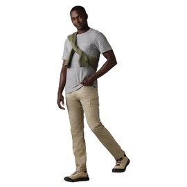 prAna Men's Standard Double Peak Pant, Sandbar, 34W x 30L
