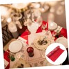 COLLBATH 1pc Christmas Snowflake Tablecloth Xmas Table Flag Desktop Decoration
