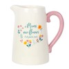ZALE YARDLEY Flower Vase, Pitcher Vase “If Mum Were Flower”