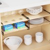 SpaceAid Cabinet Shelf Organizers 2 Pack, Kitchen Counter Organizer Rack
