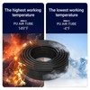 EterMutable 3/8 Inch OD Blcak Polyurethane PU Pneumatic Air Hose