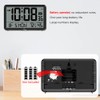 WallarGe Auto Set Digital Wall Clock Battery Operated, Desk Clocks