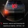 PGTOPONE Upgrade LED Rear Bumper Reflectors Light Fog Brake Tail