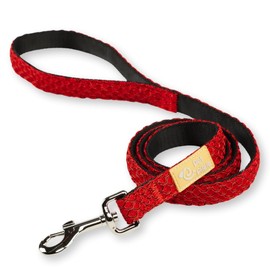 Pet Pilala Dog Leash, Photogenic, Simple, 3D Mesh Material, Lightweight, Durable, Small Dogs, Medium Dogs, Training, Training, 3.8 ft (1.2 m) (Developed by Pet Animal Care Administrators) (Red, S)