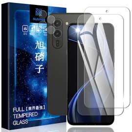 Nutmeg Arrows Alpha F-51F Glass Film (2 pieces) + Arrows Alpha F-51F Camera Film (2 pieces) [Made with Asahi Glass] Arrows Alpha F-51F Film 9H Hardness Protective Film Tempered Glass High Transparency
