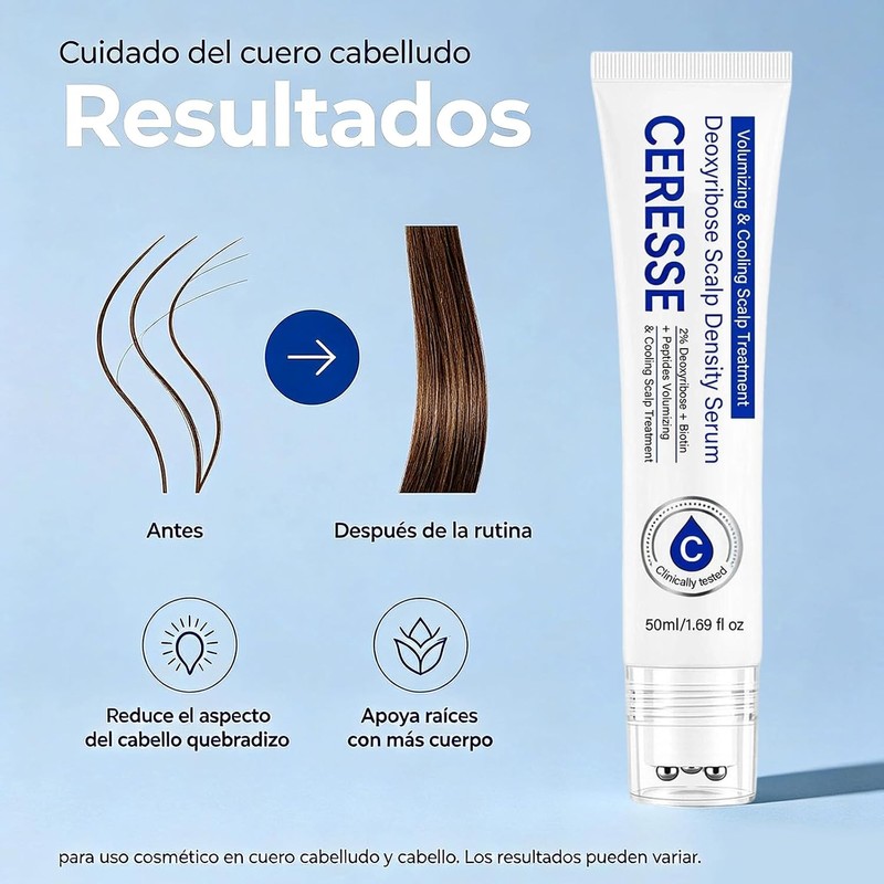 Serum Capilar Ceres con Desoxirribosa – Volumen y Fortalece el