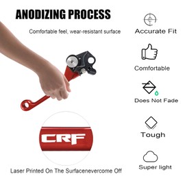 GWH CNC Motorcycle Foldable Brake Clutch Lever Handle Pivot for CRF125F CRF125 F CRF 125 F 2014-2022 2014 2015 2016 2017 2019 2019 2020 2021 2022 Dirt Pit Bike Motorbike