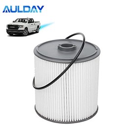 AULDAY Fuel Filter Fits for Ram 2500 3500 4500 5500 6.7L 2019 2020 2021 2022 Diesel Engine For Ram 1500 2020 3.0L V6 Eco Diesel Frame Chassis Mounted OE# 68436631AA PF46152