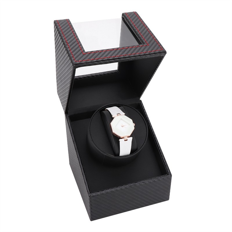 Mini Single 1+0 Automatic Watch Winder Box for Wristwatch Mechanical