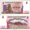 Banknote zimbabwe Pick-number: 5b uncirculated 1997 5 Dollars (money for