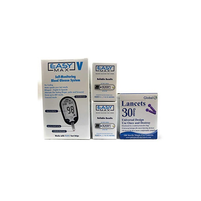 EasyMax V Meter with 100 EasyMax Strips and 100 Easy