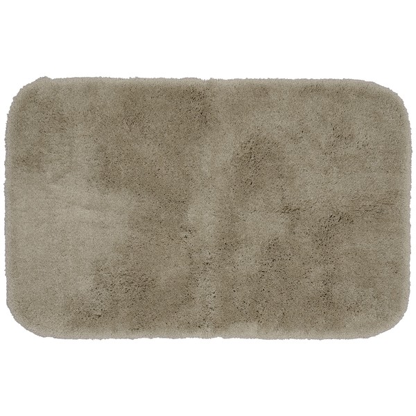 Garland Rug Finest Luxury 24 in. x 40 in. Ultra Plush Washable Bath Rug Taupe