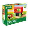 BRIO My First Railway Light up Wagon Toddler Toy for