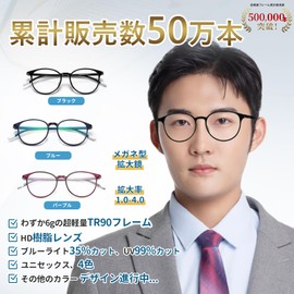 ESAVIA Eyeglass Type Magnifying Glass Round Magnifier Magnifying Glass 1.0-3.0x Lightweight Magnifying Glasses, Magnifying Glasses, Magnifying Glasses, Magnifying Magnifier, Magnifying Magnifying