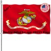 ZK38-USMC-4x6-Bandera de nailon