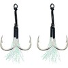 Tolure Assist Hooks XXL Equip Solid Ring Reflective Strip Double