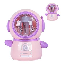 Sacapuntas Elctrico, Atractivo Astronauta, Flexible, Lindo, Porttil, Sacapuntas para el Hogar para Nios (Rosa), 1om0gcxefw-14                         