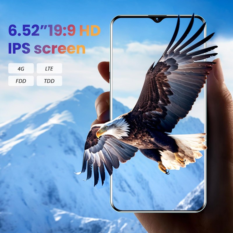 Fine Life Pro Unlock Phone, 8-Core Processor, 4G-LTE Smartphone, 5MP