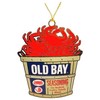 Old Bay Seasoning Crab Bushel Metal Ornament