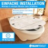 ATHLON TOOLS Toilet Lid with Soft-Close O-Shape - Duroplast Toilet