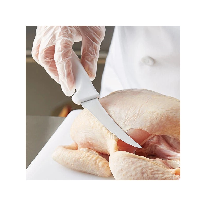 Choice 5" White Boning Knife, NSF Listed, Dishwasher Safe (select