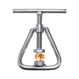 1 Piece Stainless Steel Nut Cracker, Stainless Steel Nut Cracker Sheller, Walnut Crusher, Chestnut Bottle Opener, Multifunctional Nut Opener