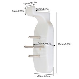 FMHXG 20PCS Traceless Nail Hooks Lightning Solid Reinforced Picture Frame Wall Nails Hidden Hanging Invisible Hooks Hook Installation Fasteners for Brick Walls Concrete Walls Sticker Walls