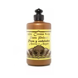 CREMA PARA PEINAR RIZOS Y ONDULADOS CON ACEITE DE ARGAN - 250 ML