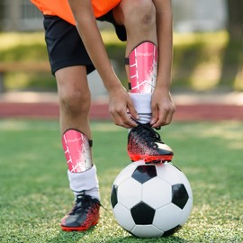 Shin Guards Soccer Youth Shin Pads for Kids Girls Boys Toddler Toddler Child EVA Cushion Protection Reduce Shocks Injurie Calf Protective Gear Suitable for 4 5 6 7 8 9 10 11 12 Years Old