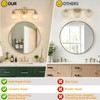 Watyo Bathroom Light Fixtures Gold Vanity Light 3 Light Wall