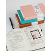 Thick College Ruled Notebook with 366 Numbered Pages, A5 Journals