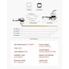 VEVOR Toilet Handle Replacement Kit, Front Mount Universal Toilet Handle,