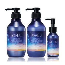 YOLU Yol | Shampoo Treatment, Hair Oil, 3 Piece Set, Deep Night Repair