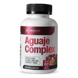 Aguaje Complex | 60 Cápsulas | 20 Días | Suplemento Curvas Naturales | Sin Sabor.