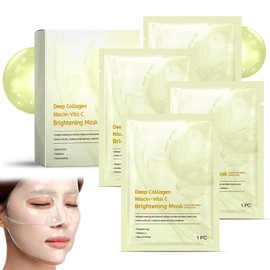 FunnAura 4PCS Overnight Collagen Face Mask, Collagens Face Mask for Deep Hydrating Anti Aging, Smooth Fine Lines