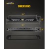 Partsam Eagle-Wing LED 3rd Third Brake Light with Strobe High