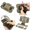 Tactical Vest Folding Plate Carrier Phone Bracket Holder, Universal Chest