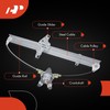 A-Premium Manual Window Regulator Compatible with Nissan Frontier 2005-2019 &