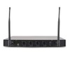 Pyle Upgraded Wireless Microphone System - 4-Channel UHF, Adjustable Frequency,