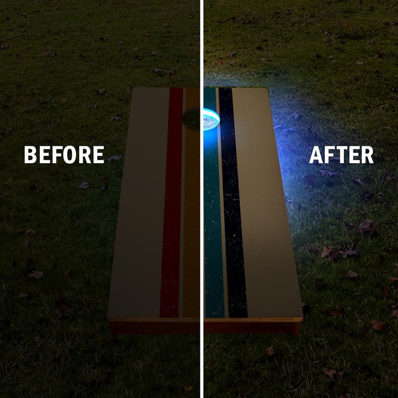 ACA Eclipse LED Cornhole Lights 16 Colors 4 Modes 2