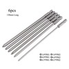6-Piece Phillips Screwdriver Bit Set PH1 PH2 Long Bit 150mm