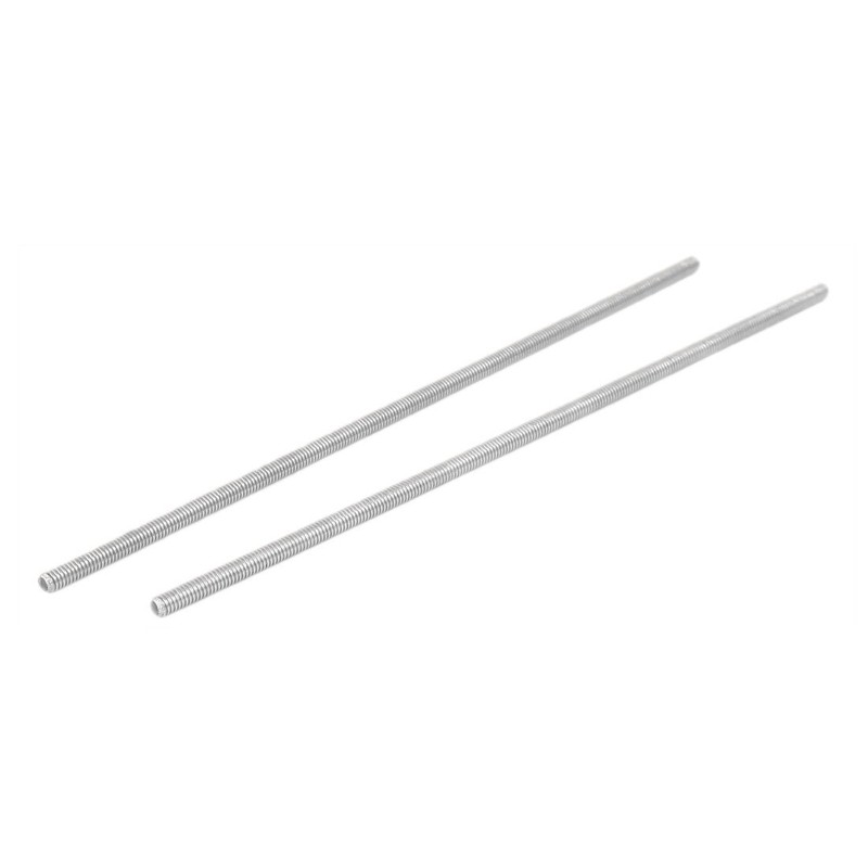 sourcing map Pack of 10 Threaded Rods M4 x 160