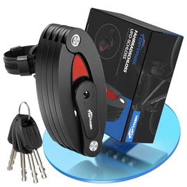 toptrek Faltschloss Fahrrad, Fahrradschloss Hohe Sicherheit Diebstahlschutz aus Geh√§rtetem Carbonstahl, 100 cm L√§nge Faltschloss mit Halterung und 4 Schl√ºsseln, Bike Lock f√ºr E-Bike MTB Rennrad